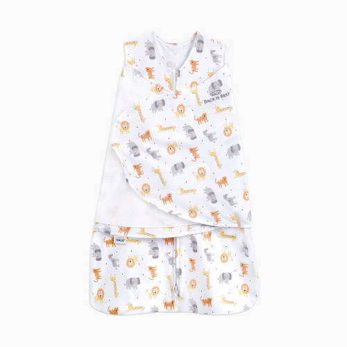 Halo SleepSack Swaddle Cotton - Jungle, Newborn