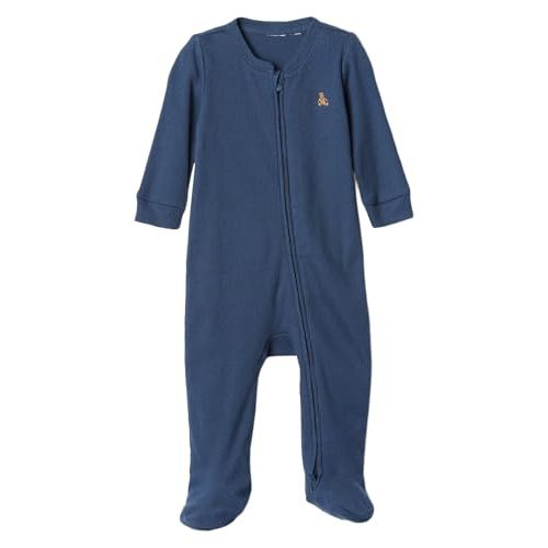 GAP Unisex Baby Two Way Zip Footed One-piece Outfit