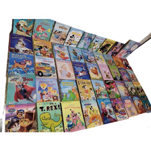 Lot of A Little Golden Vintage Walt Disney Classic Kids Child Books UNSORTED Set *Curated Mix* (You Choose the Quantity 5-50) Free Shipping