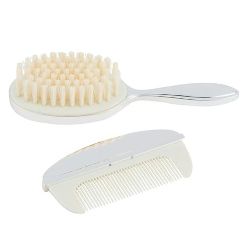 Stephan Baby Silver-Plated Keepsake Brush + Comb Set