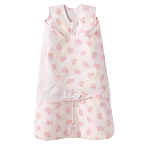 Rose Toss Blush Cotton Swaddle - Newborn | HALO