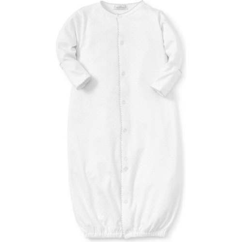 New Dots Converter Gown, White/Grey - Kissy Kissy | Maisonette