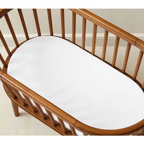 Bassinet Bedding Pad Cover, White