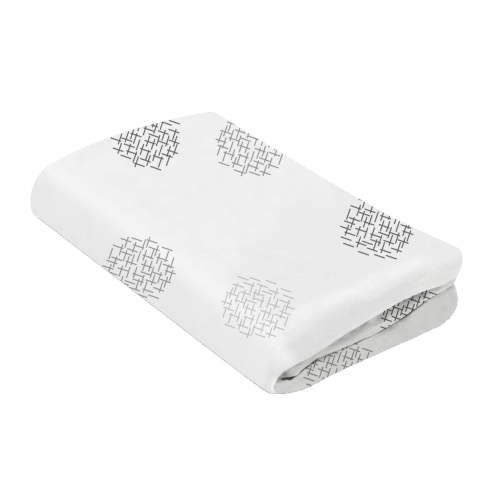 4moms MamaRoo Sleep Bassinet Sheet, Machine Washable and 100% Cotton, White Crosshatch, Unisex