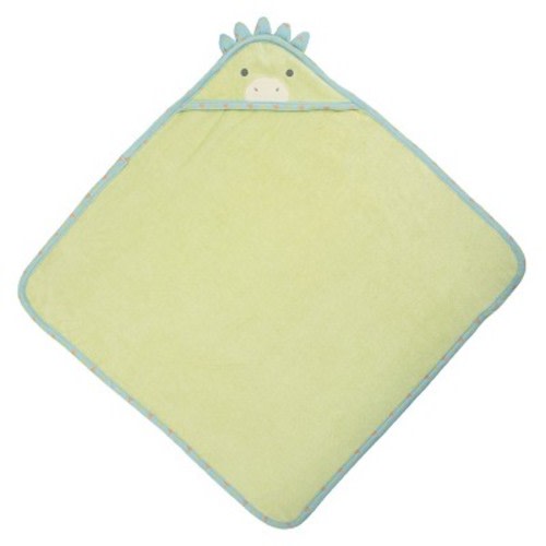 Stephen Joseph Gifts Boys Hooded Bath Towel for Baby Dino Green