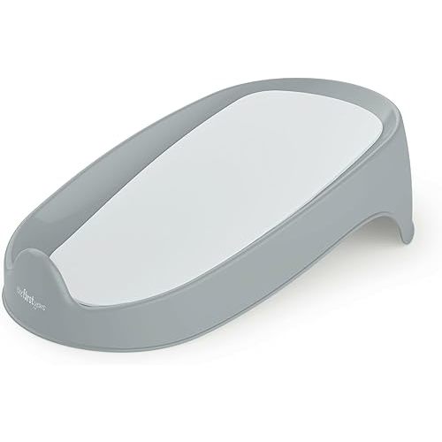 The First Years Sure Comfort Renewed Baby Bather - 50% Recycled Material Baby Bath Seat - Baby Bath Support for Infants - Newborn Bath Essentials Ages 0 to 5 Months