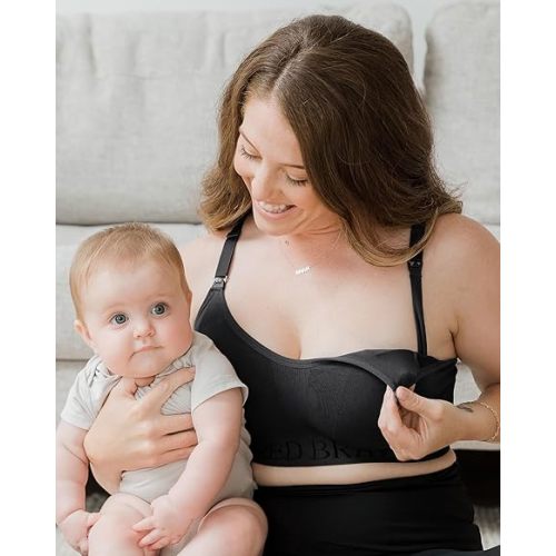 Kindred Bravely Sublime Nursing Sports Bras for Breastfeeding, Soft & Stretchy Maternity Bra