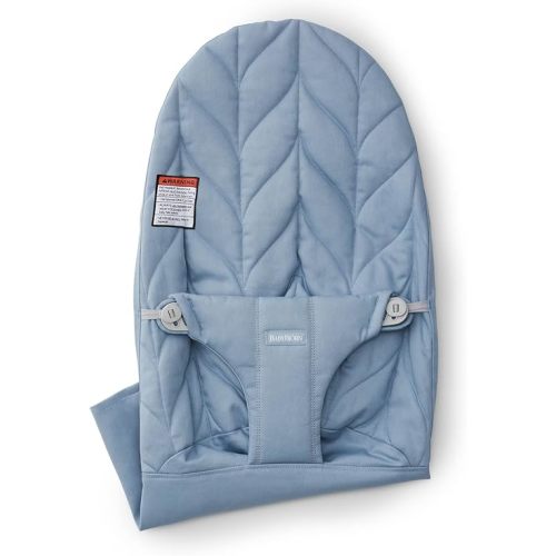 BabyBjörn Fabric Seat for Bouncer, Cotton, Petal Quilt, Blue