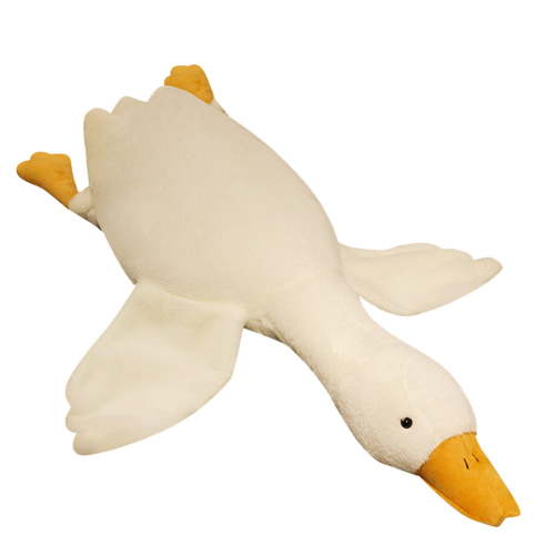 One Silly Goose Stuffed Animal,19 Inch Soft Goose Doll Plush Toy Hugging Pillow,Cute Duck Stuffed Animal,Goose Stuffed Plush Toys Gifts for Birthday Party Favors Supplies