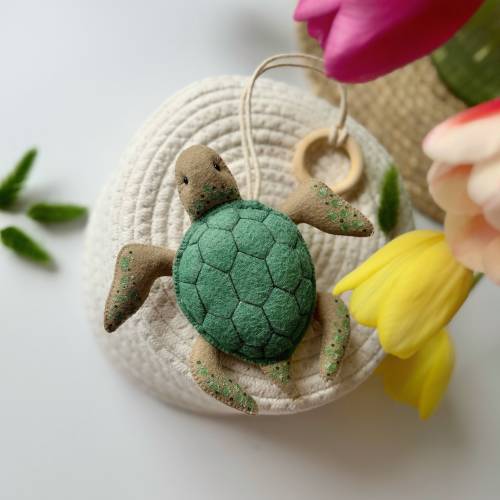 Play gym hanging toys, Felt Montessori toys, Baby shower and newborn gift, Montessori play gym, Pregnancy gift, Toddler activity centre toys