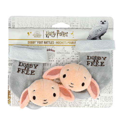 Kids Preferred Dobby Foot Rattles for Babies 0-9 Months Soft Safe Material