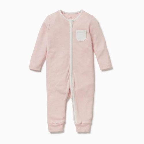 MORI Baby Two Way Zip Up Romper - Footed Romper Boys and Girls - Ultra Soft Fabric - Easy Nappy Changes - Cozy Unisex Design
