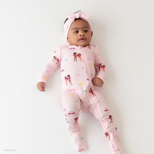 Kyte Baby Zippered Footie in Barbie™ Beach
