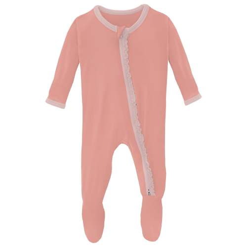 Kickee Pants Muffin Ruffle Footie, 3-6M
