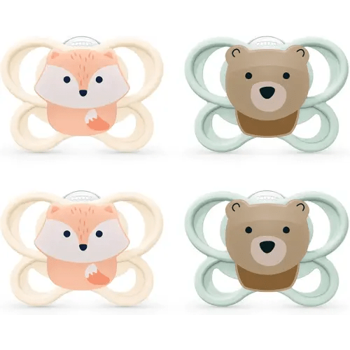 NUK Perfect Match Air Pacifiers, -6 Months, 4 Pack