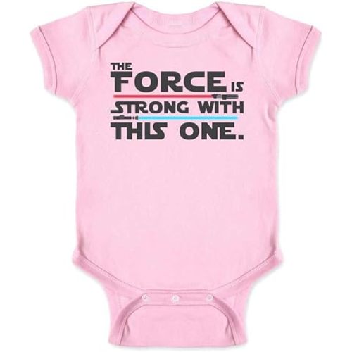 Pop Threads The Force Is Strong With This One Infant Baby Boy Girl Bodysuit