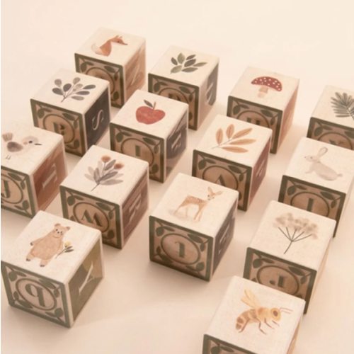 Watercolor ABC Blocks