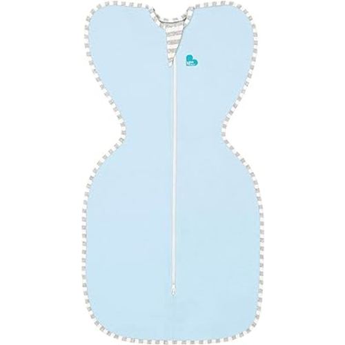 Love to Dream Swaddle, Baby Sleep Sack, Swaddle Up Self-Soothing Swaddles for Newborns, Get Longer Sleep, Snug Fit Helps Calm Startle Reflex, Lite 0.2 Tog Sleep Sack, 5-8.5 lbs, Blue