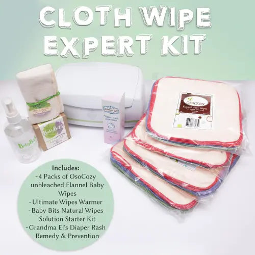 Reusable Cloth Wipe Expert Kit exclusively from ClothDiaper.Com