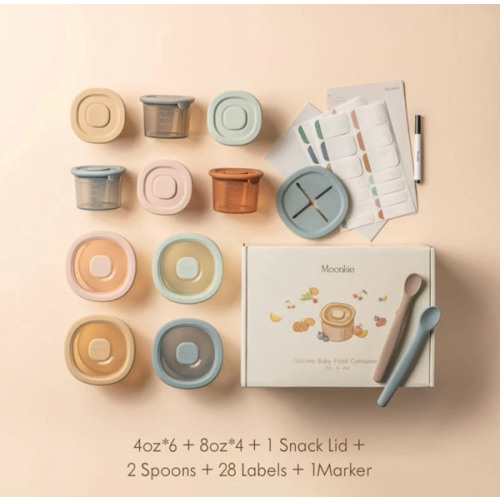 Silicone Baby Food Containers