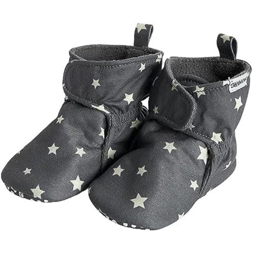 Gerber Baby Fleece Lined Wrap Fasten Non Skid Soft Slipper Booties