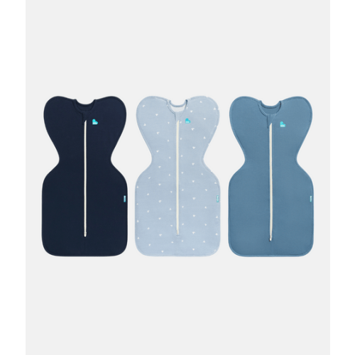 Swaddle Up Starter Bundle | 1.0 TOG | Navy | Blue Boats | Storm Blue