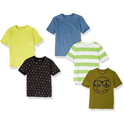 Amazon Essentials Boys Short-Sleeve T-Shirts