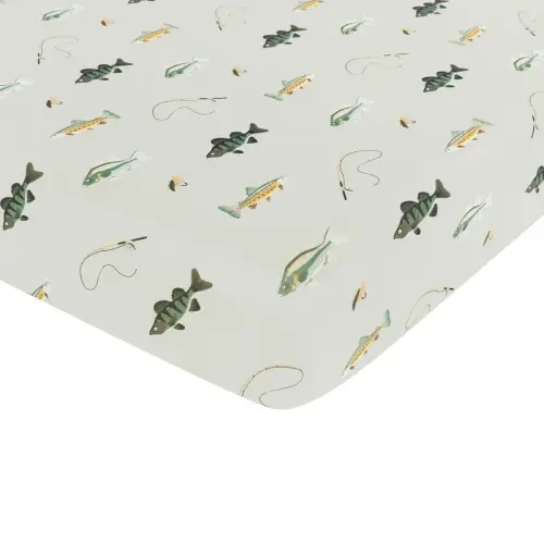Crib Sheets -Fishing