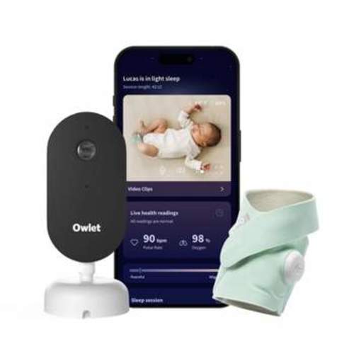 Owlet Dream Sock - Smart Wearable Baby Monitor with Live Heart Rate & Oxygen Alerts - Mint: Bluetooth & Wi-Fi Enabled : Target
