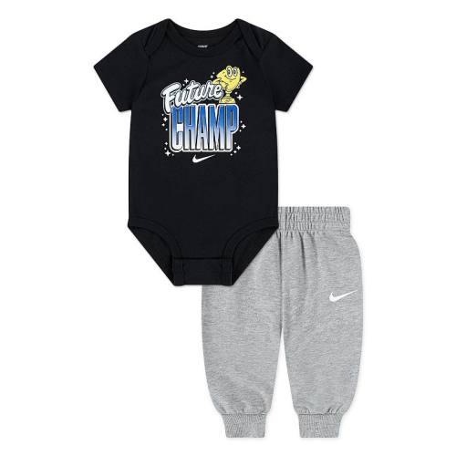 Baby Boys Nike "Future Champ" Short Sleeve Bodysuit & Pants 2-Piece Set