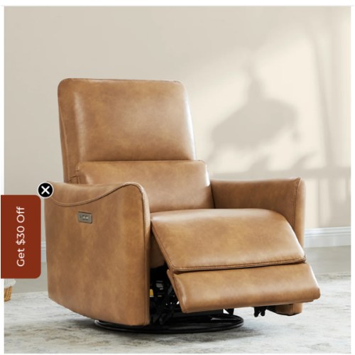 Tracee Modern Power Swivel Glider Recliner