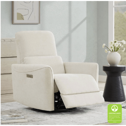 Tracee Power Swivel Nursery Glider Recliner