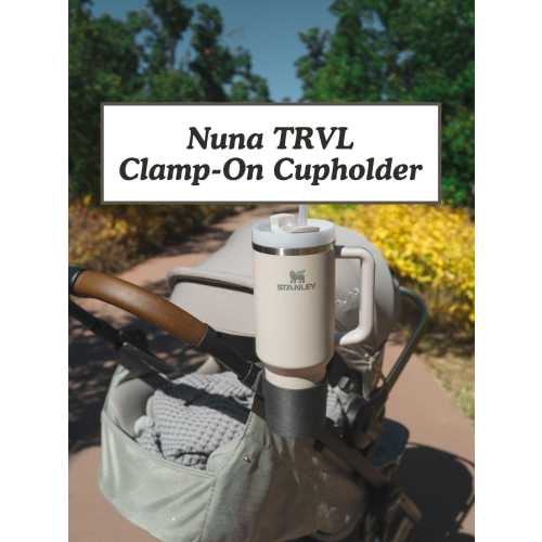 Nuna Trvl Stroller Cupholder, Clamp-on.