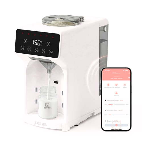 HORIGEN Automatic Baby Formula Maker with App Control, Smart Formula Dispenser with Instant Heating, Adjustable Temperature & Volume, BPA-Free Baby Formula Machine for Night Feeding, Pink