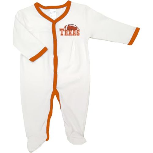 Baby Pleated Playsuit for Texas Football Fans - Size: 0-3 Months