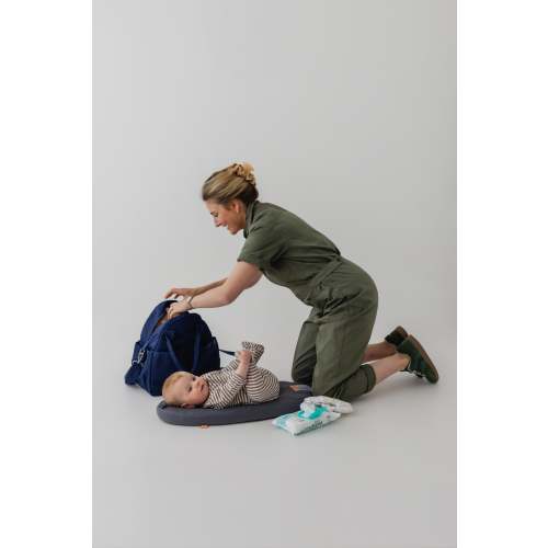 The Travel Baby Lounger Mat (Moonlight Gray)