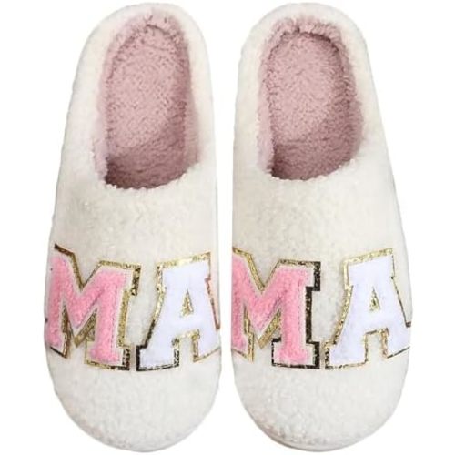 Women's Cute Retro Strawberry Cherry Slippers Valentine's Day Plush Soft Memory Foam House Home Shoes