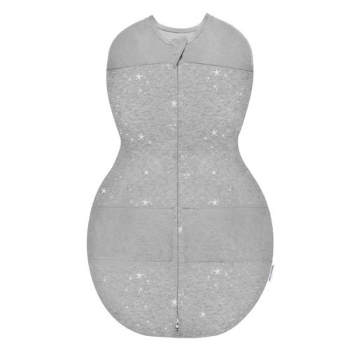 Baby Sleep Sack Swaddle – Small, Graphite Stars
