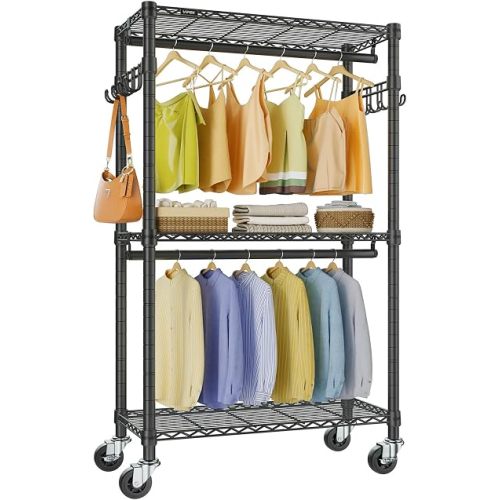VIPEK R2 Mini Rolling Clothes Rack Portable Closet for Hanging Clothes