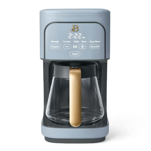 Beautiful 12-Cup Programmable Coffee Maker, Cornflower Blue by Drew Barrymore