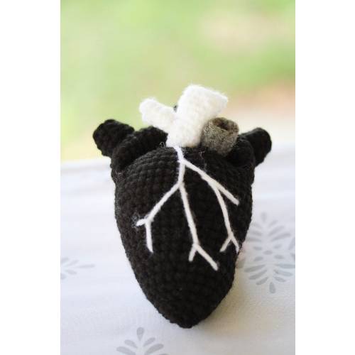 Crochet Anatomically-Correct Heart