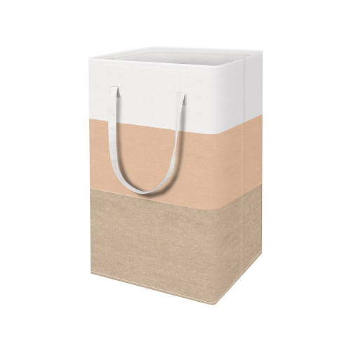 Uanit 75l Large Collapsible Laundry Basket, Freestanding Clothes Hamper with Easy Carry Long Handles, Waterproof Washing Bag for Bedroom, Bathroom, And Nursery