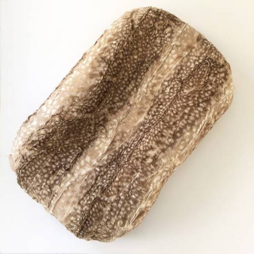 Snuggle Me Organic infant Lounger Cover Fawn in Cappucino Textured Minky, Shades of Brown Tan and creamy white