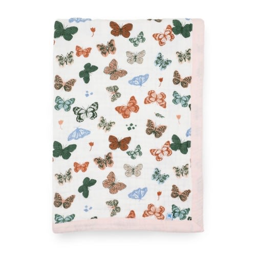 Cotton Muslin Baby Quilt, One Size