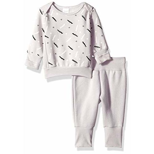 Hanes Ultimate Baby Flexy Adjustable Fit Jogger with Sweatshirt Set
