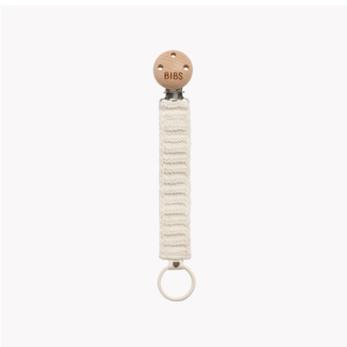 BIBS Knitted Dummy Clip - Ivory
