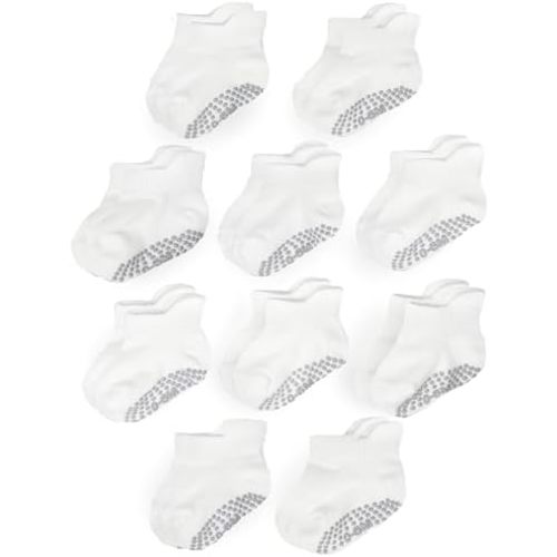 Fruit of the Loom Cotton Grip Socks for Baby and Toddler