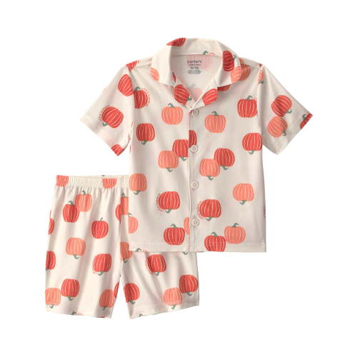 Carter's Child of Mine Baby and Toddler Halloween Pajama Shorts Set, 2-Piece, Sizes 12M-5T