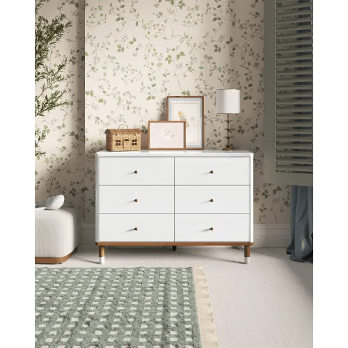 The Cloud 6 Drawer Assembled Dresser - White