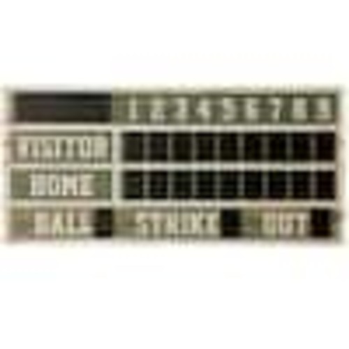 StyleCraft Wooden Chalkboard Baseball Scoreboard Wall Decor WI52445DS